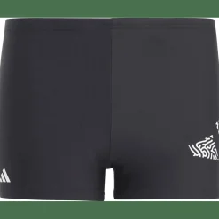 3 Bar Logo Boxer-Badehose Jungen Badehose