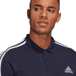 AEROREADY Essentials Piqué Embroidered Small Logo 3-Streifen Poloshirt Herren Poloshirt