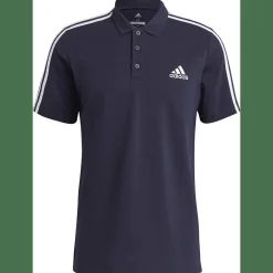 AEROREADY Essentials Piqué Embroidered Small Logo 3-Streifen Poloshirt Herren Poloshirt