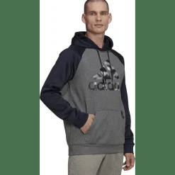AEROREADY Game and Go Camo Logo Hoodie Herren Kapuzensweater