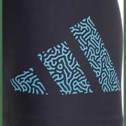 3 Bar Logo Boxer-Badehose Jungen Badehose