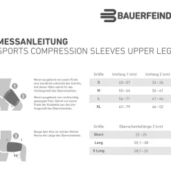 Compression Upper Leg Short Unisex Strümpfe