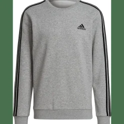 Essentials Fleece 3-Streifen Sweatshirt Herren Sweatshirt
