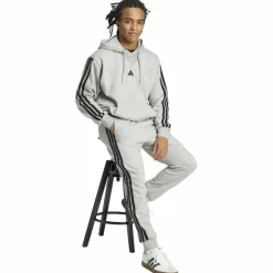 Essentials 3-Streifen Fleecehose Herren Hose
