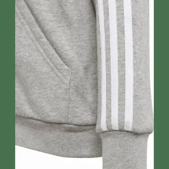 Essentials 3-Streifen Fleece Kinder Kapuzensweater