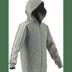 Essentials 3-Streifen Fleece Kinder Kapuzensweater
