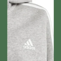 Essentials 3-Streifen Fleece Kinder Kapuzensweater