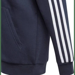 Essentials 3-Streifen Kapuzenjacke Jungen Kapuzensweater