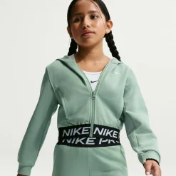 Pro Dri-Fit Full-Zip Kinder T-Shirt