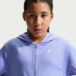 Pro Dri-Fit Full-Zip Kinder T-Shirt