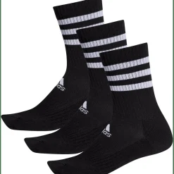 3-Streifen Cushioned Crew 3er-Pack Unisex Socken