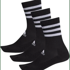 3-Streifen Cushioned Crew 3er-Pack Unisex Socken