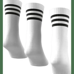 3-Streifen Cushioned Crew 3er-Pack Unisex Socken