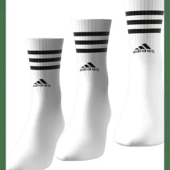 3-Streifen Cushioned Crew 3er-Pack Unisex Socken