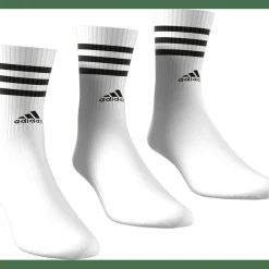 3-Streifen Cushioned Crew 3er-Pack Unisex Socken