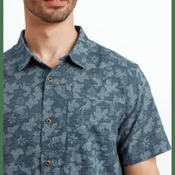 Tiger Floral Unisex Hemd