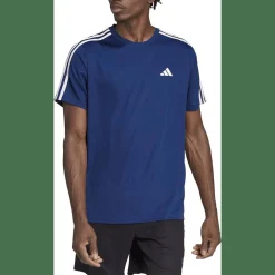 Train Essentials 3-Streifen Training T-Shirt Herren T-Shirt