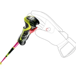 WCR TBS SL 3D Unisex Alpin-Skistöcke
